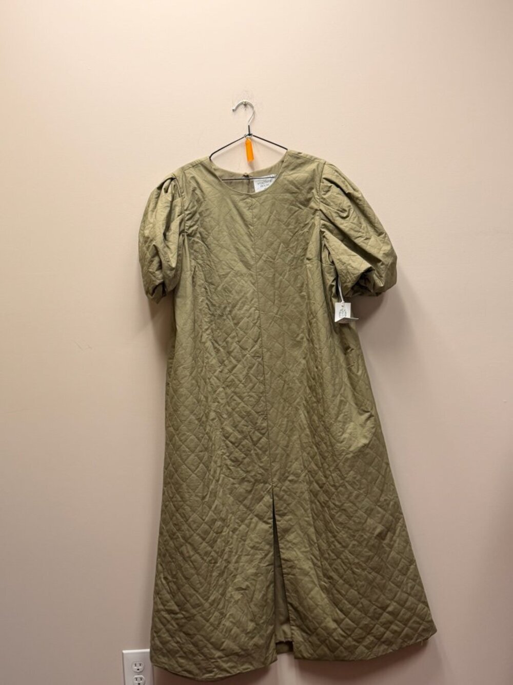 HYACINTH HOUSE Olive Quilted Fowler Midi Dress Size XXL NWT - Picture 9 of 10